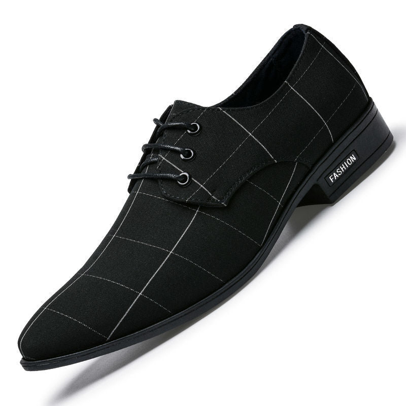 Chaussures pour hommes Chaussures habillées en cuir Respirant Loisirs Affaires Toile Chaussures formelles