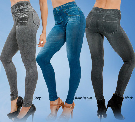 leggings en jean pour femmes à la mode