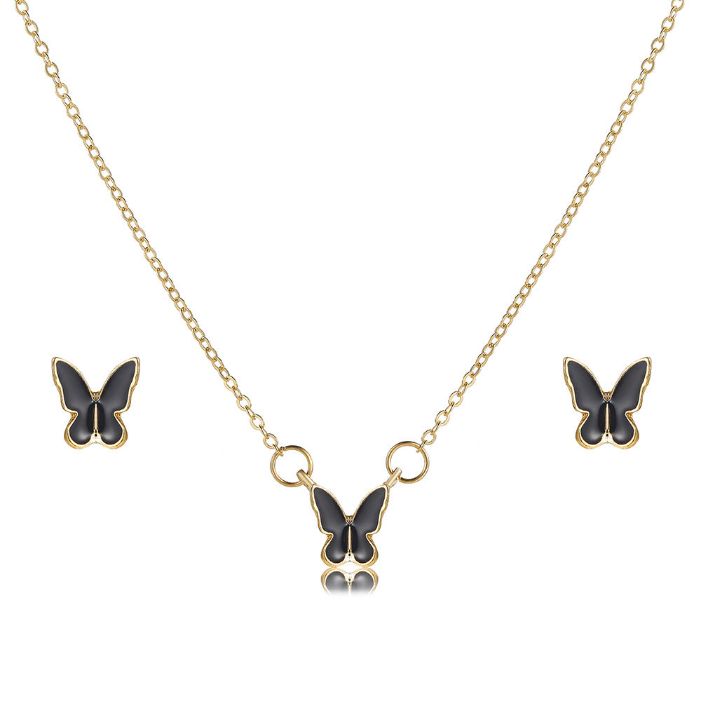 Ensemble de bijoux papillon simplicité rétro créative