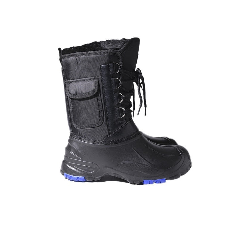 Fleece-lined Cotton-padded Warm Keeping Fishing Boots