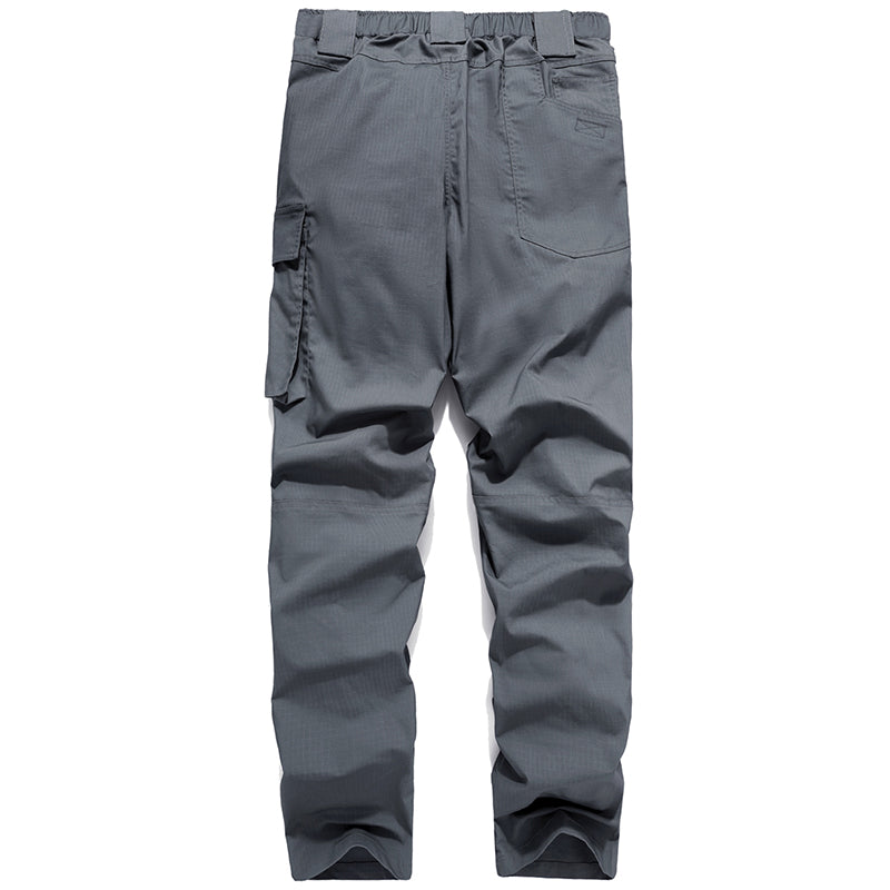 Calça masculina de secagem rápida carga ao ar livre militar cor sólida jogger calças masculinas roupas