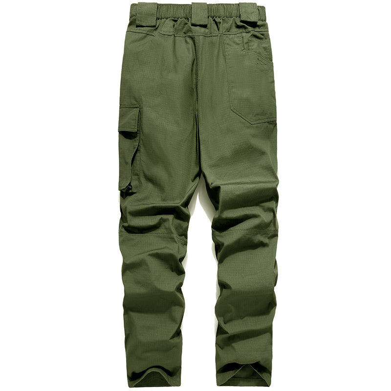 Calça masculina de secagem rápida carga ao ar livre militar cor sólida jogger calças masculinas roupas