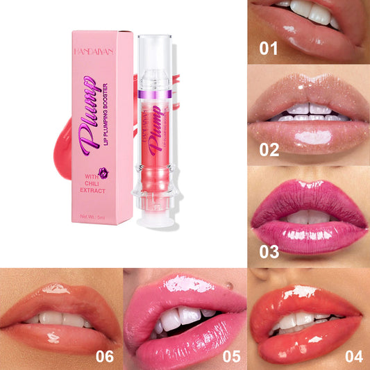 Nuevo tubo de labios rico en labios, Color ligeramente picante, labios de miel, espejo de cristal, labios, espejo, lápiz labial líquido