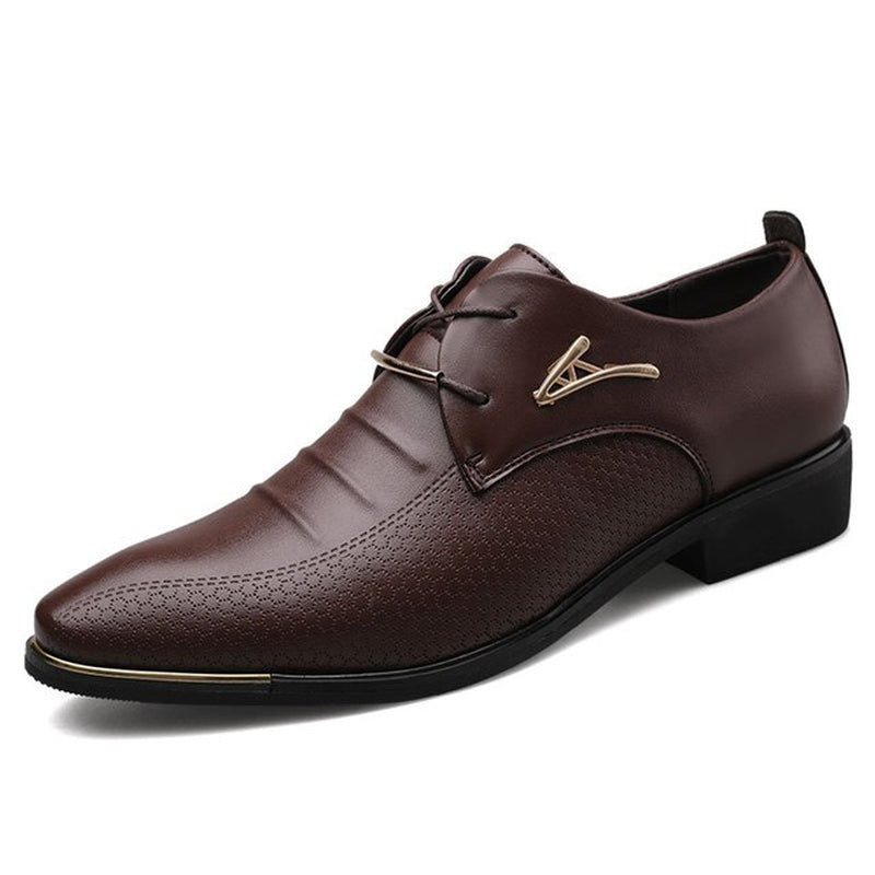 plus Size 48 Leather Formal Shoes Men Oxfords Fashion Retro Men'S Shoes Elegant Work Footwear Men Dress Shoes