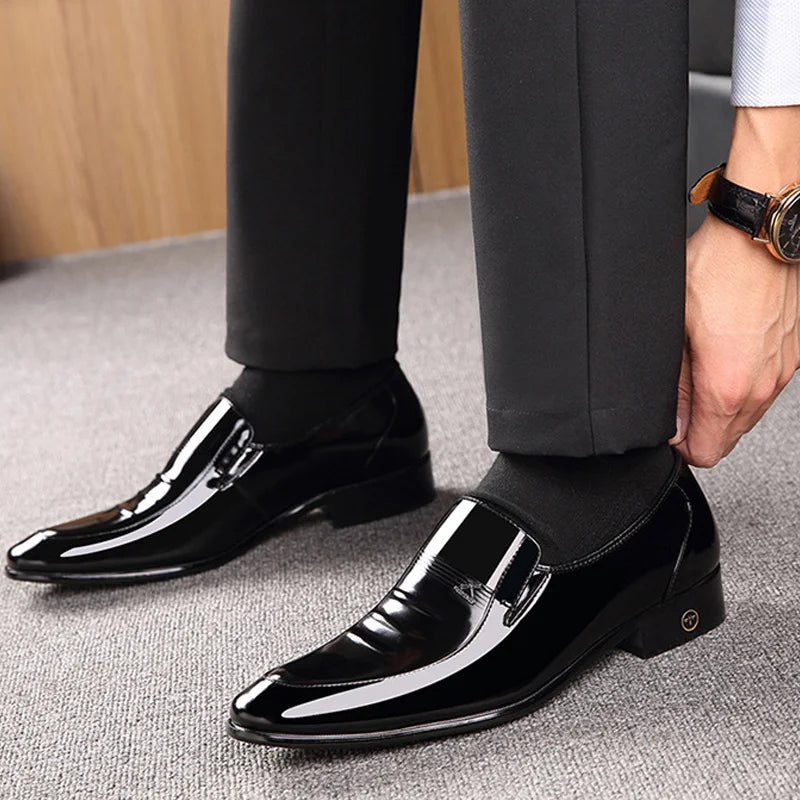 Oxford Men'S Shoes British Business Suit Men'S Shoes Genuine Leather Wedding Shoes Men Dress Shoes for Men Zapatos De Hombre