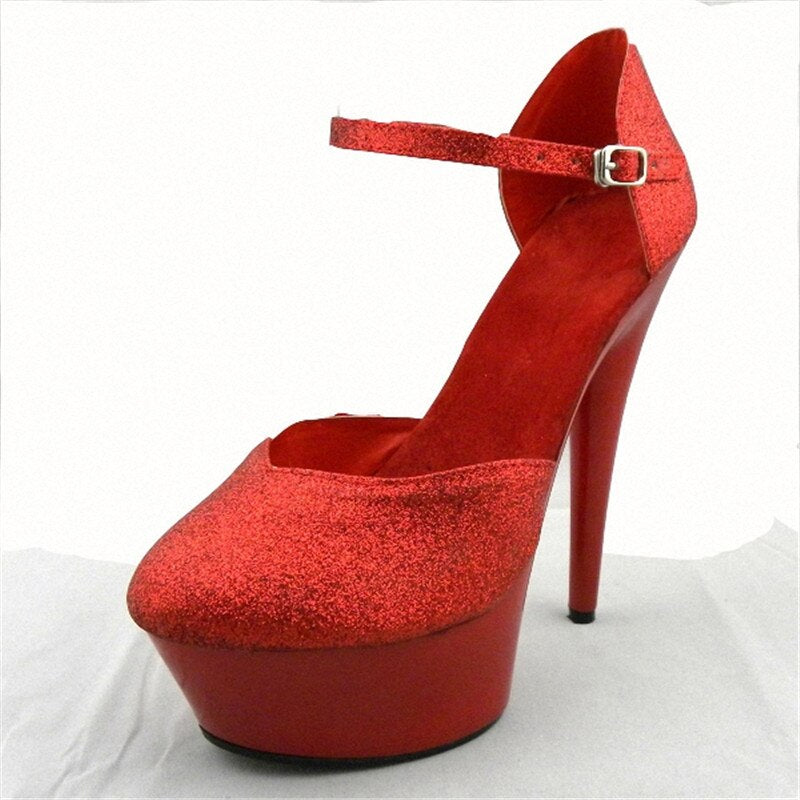 Wedding Shoes Platform 6 Inch Stiletto Heel Shoes Hot Sale, 15 Cm Sexy High-Heeled Shoes Women'S Shoes