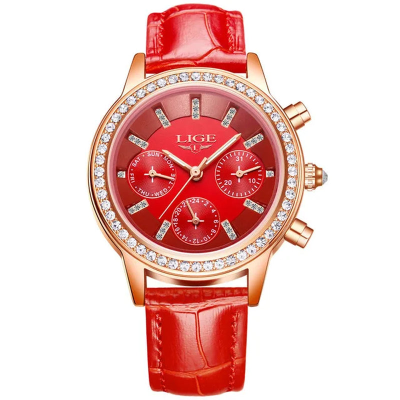 Women'S Watches Luxury Brand Watch Bracelet Waterproof Diamond Ladies Wrist Watches for Women Quartz Clock Relogio Feminino