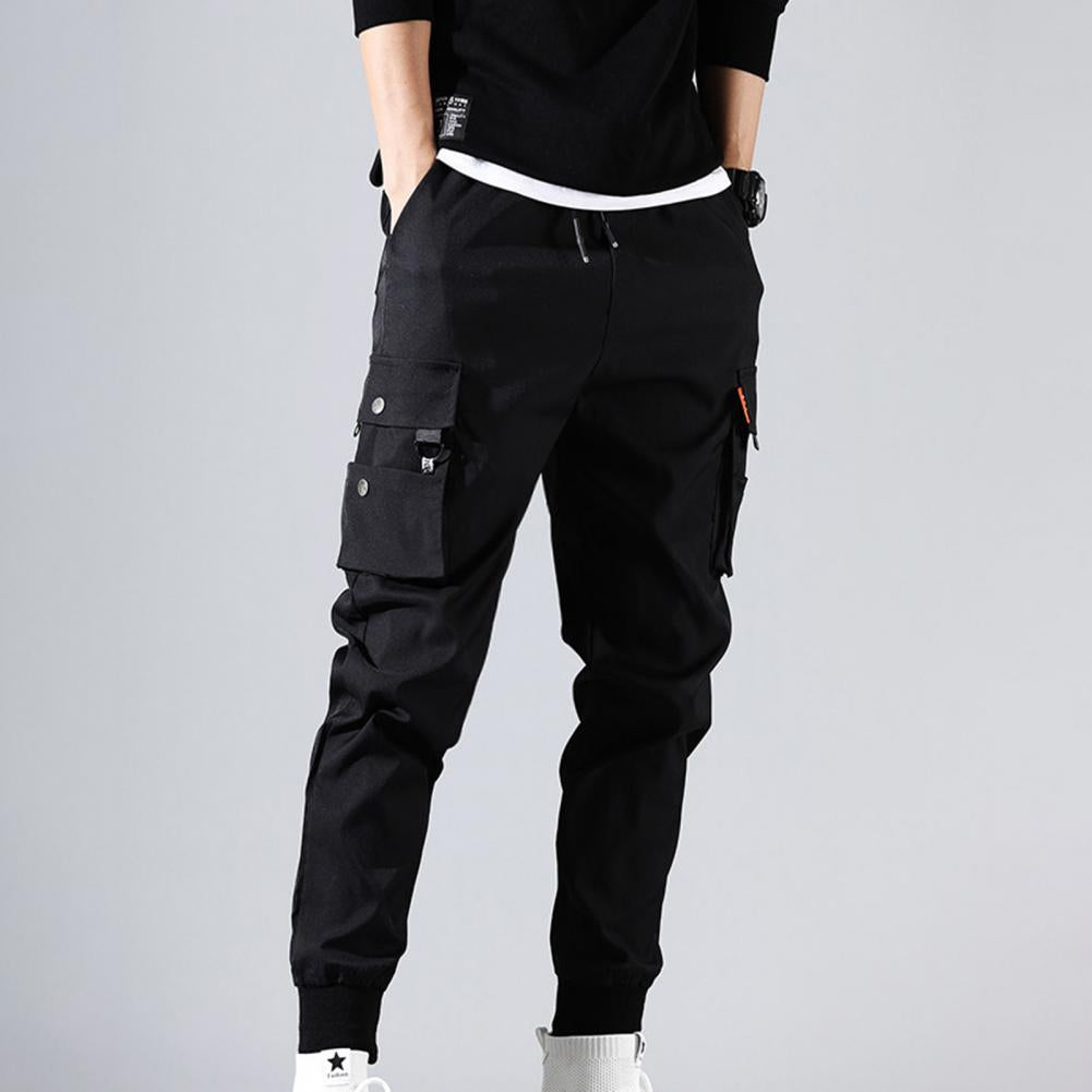 Pants Cargo Pants Trousers for Men Men'S Clothing Sports Pants Thin Male Men Beam Feet Cargo Pants Fitness Long Pants Trousers