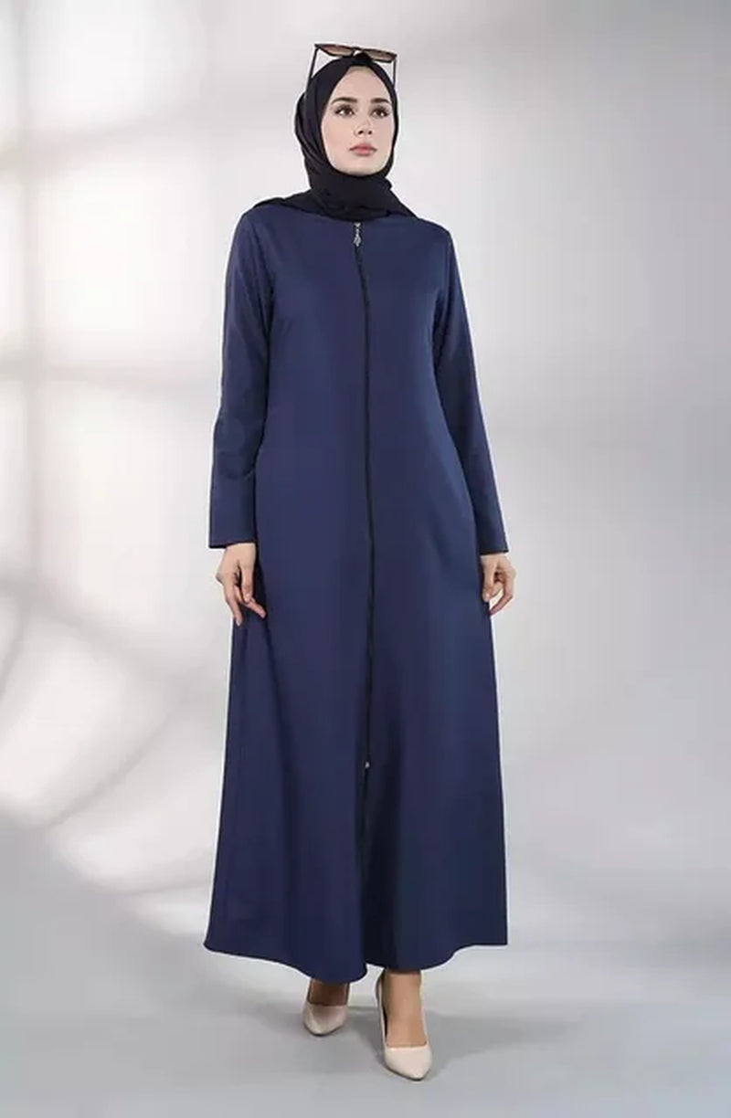 Muslim Dress Abaya Women Islamic Clothing Turkish Muslim Zipper Cardigan Robe Caftan Islam Dresses Kaftan Solid Caftan