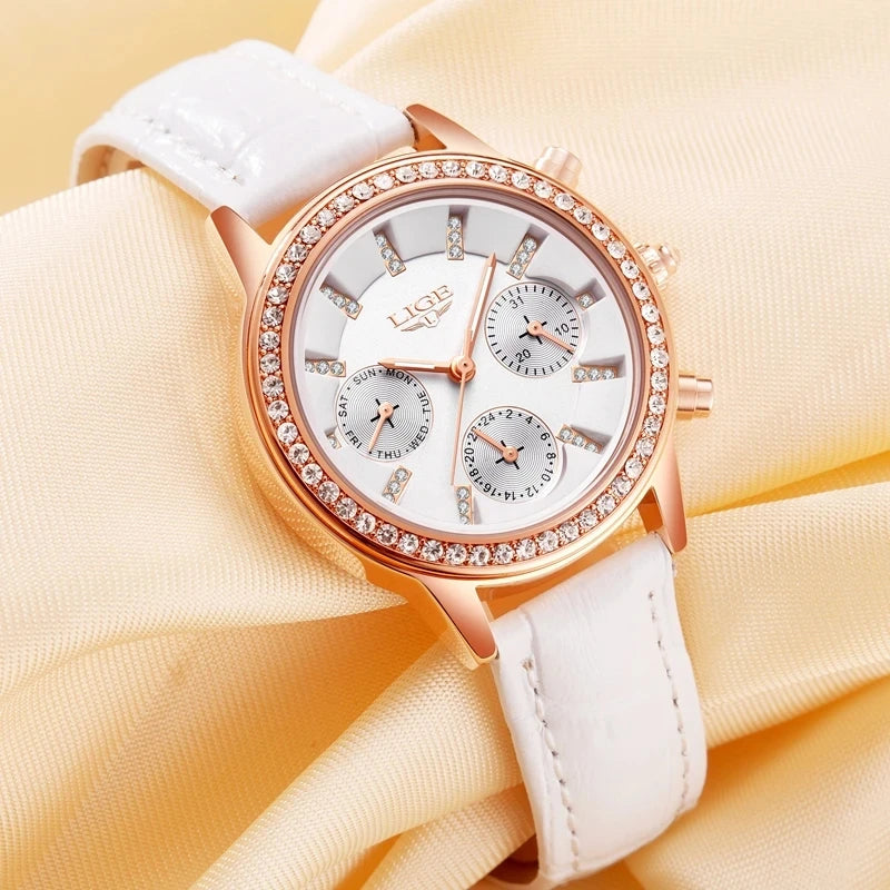 Women'S Watches Luxury Brand Watch Bracelet Waterproof Diamond Ladies Wrist Watches for Women Quartz Clock Relogio Feminino