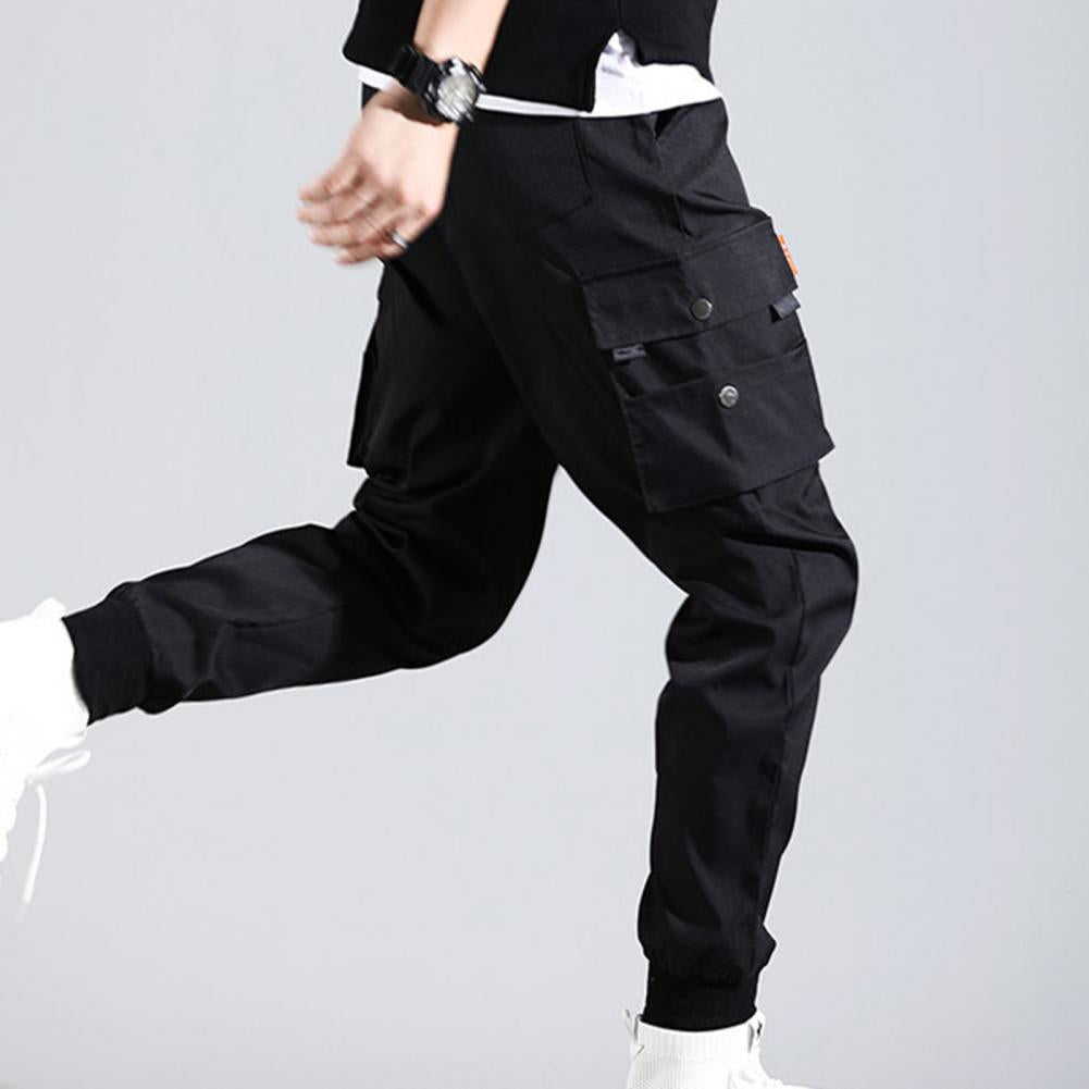 Pants Cargo Pants Trousers for Men Men'S Clothing Sports Pants Thin Male Men Beam Feet Cargo Pants Fitness Long Pants Trousers