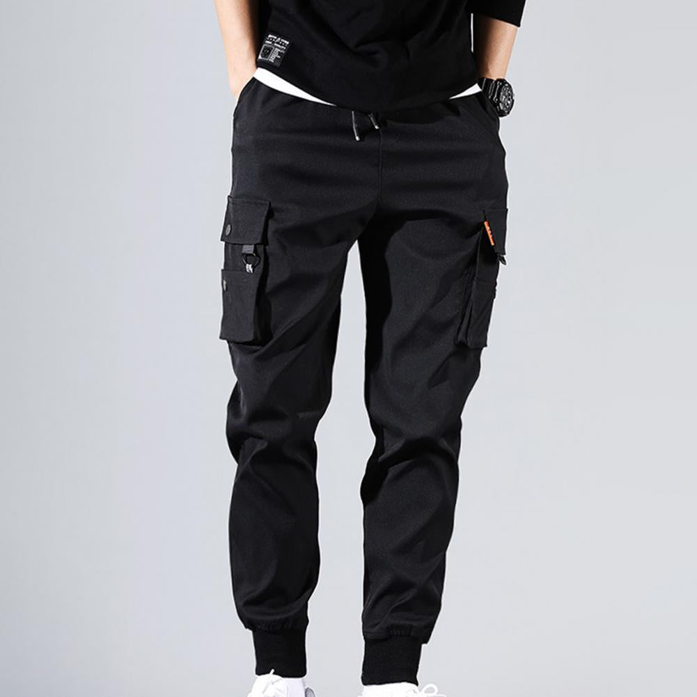 Pants Cargo Pants Trousers for Men Men'S Clothing Sports Pants Thin Male Men Beam Feet Cargo Pants Fitness Long Pants Trousers