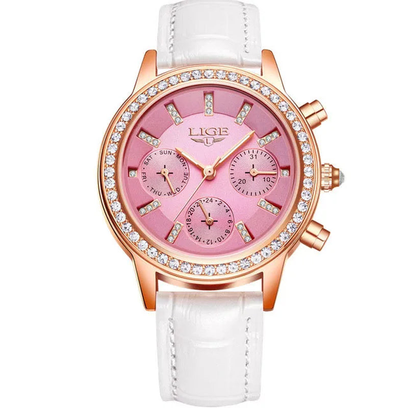 Women'S Watches Luxury Brand Watch Bracelet Waterproof Diamond Ladies Wrist Watches for Women Quartz Clock Relogio Feminino