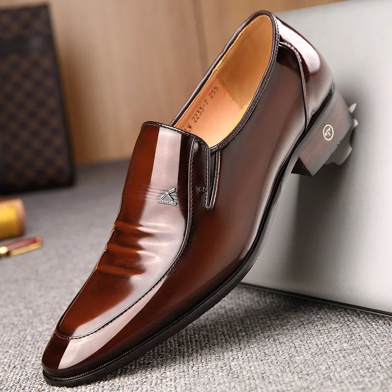 Oxford Men'S Shoes British Business Suit Men'S Shoes Genuine Leather Wedding Shoes Men Dress Shoes for Men Zapatos De Hombre