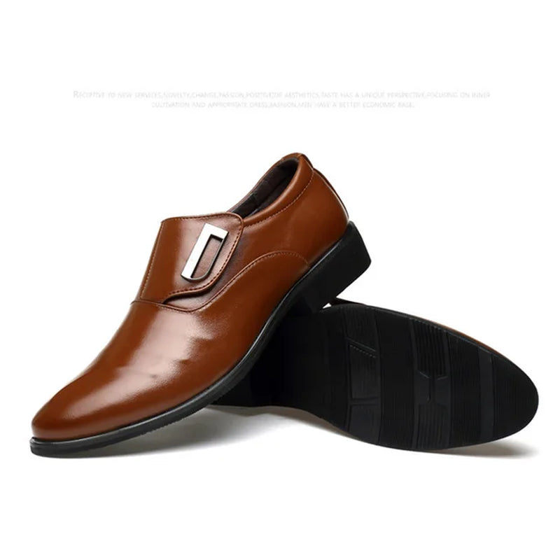 2021 New Men'S Shoes Spring Leisure Fashion Shoes Dress Shoes Men'S British Korean Version Pointed Shoes