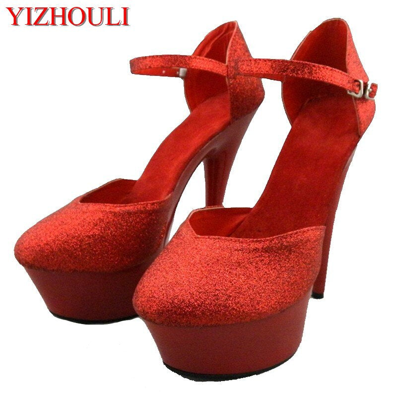 Wedding Shoes Platform 6 Inch Stiletto Heel Shoes Hot Sale, 15 Cm Sexy High-Heeled Shoes Women'S Shoes