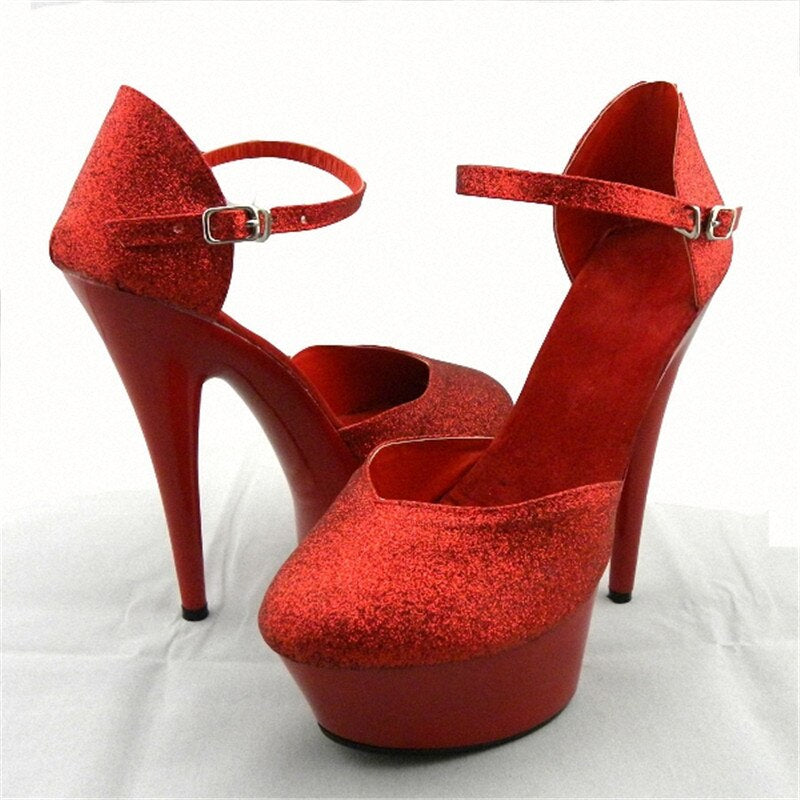 Wedding Shoes Platform 6 Inch Stiletto Heel Shoes Hot Sale, 15 Cm Sexy High-Heeled Shoes Women'S Shoes